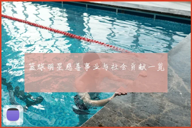 篮球明星慈善事业与社会贡献一览